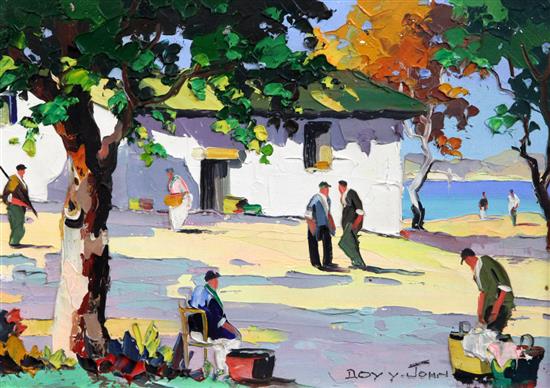 § Cecil Rochfort DOyly John (1906-1993) Cagnes Sur Mer, Near Nice 10 x 14in.